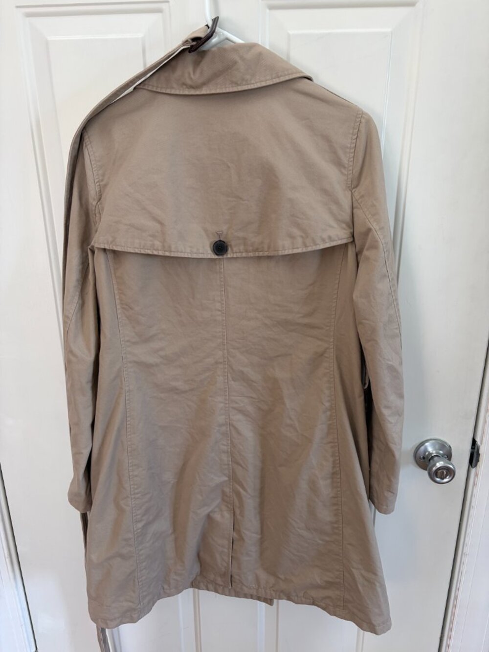 Old Navy knee length trench coat rain jacket size medium - Picture 2 of 3